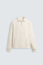 BASIC QUARTER-ZIP SWEATSHIRT