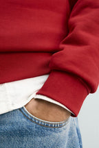 BASIC QUARTER-ZIP SWEATSHIRT