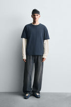 HEAVYWEIGHT REGULAR FIT BASIC T-SHIRT